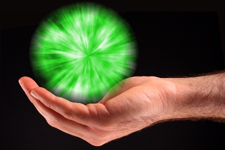 Green Ball Of Light