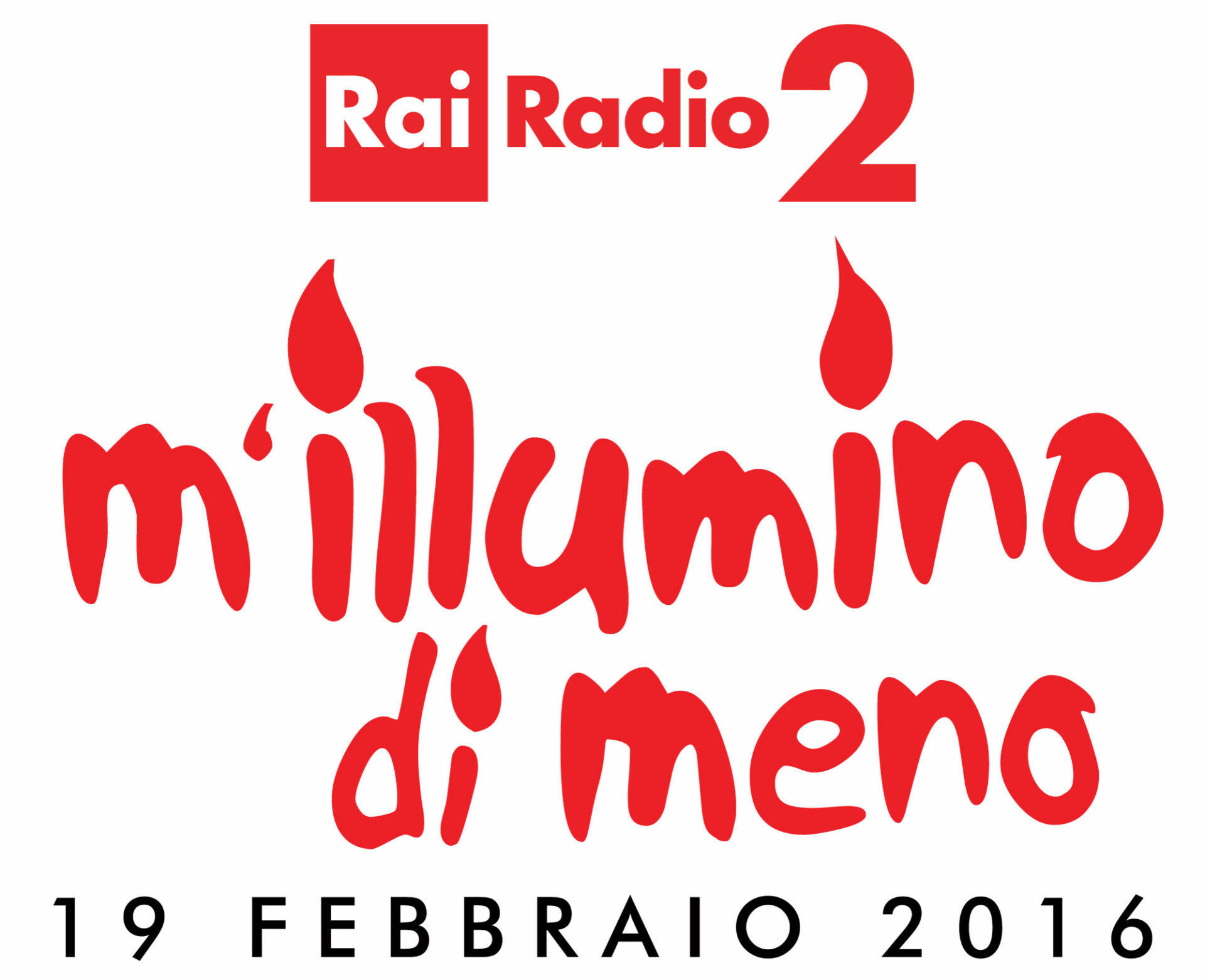Logo Millumino Di Meno 20162