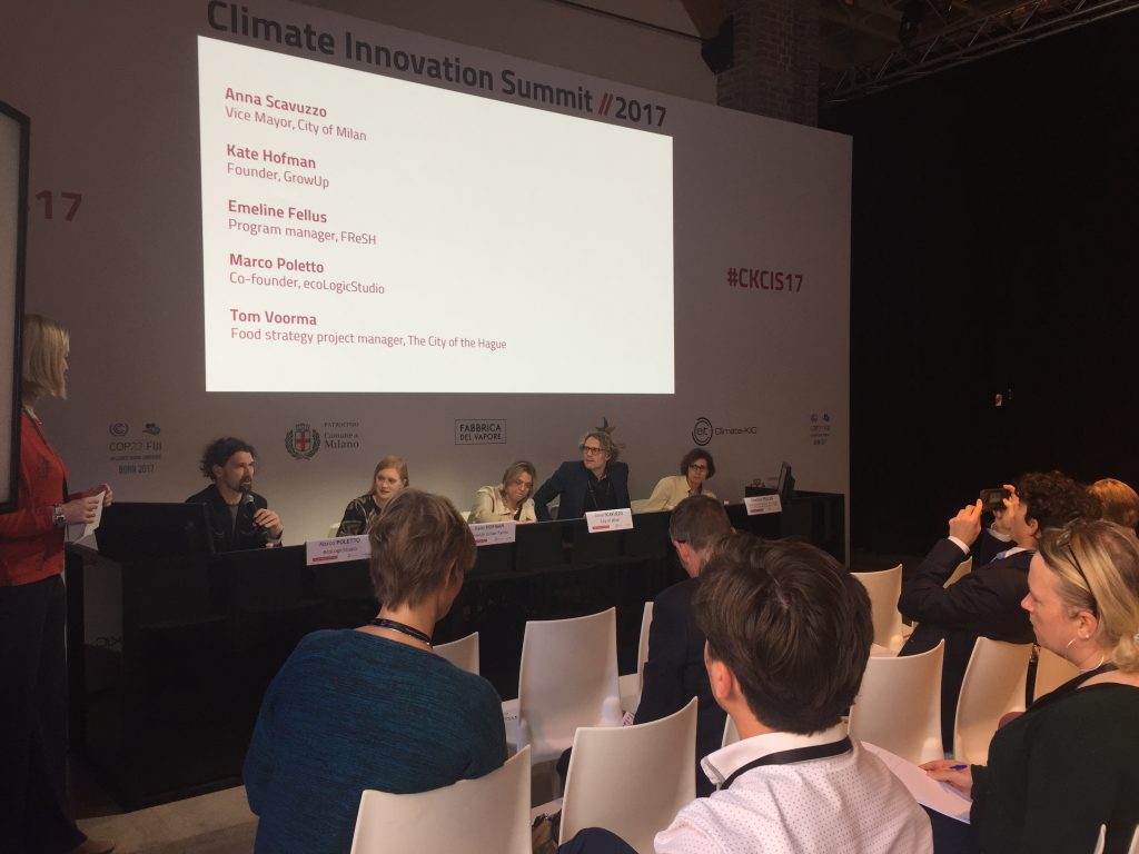 Climate Innovation Summit 2017 Verso Una Nuova Cultura Del Cibo Urbano