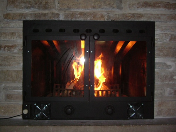 Custom Fitted Fireplace Insert B