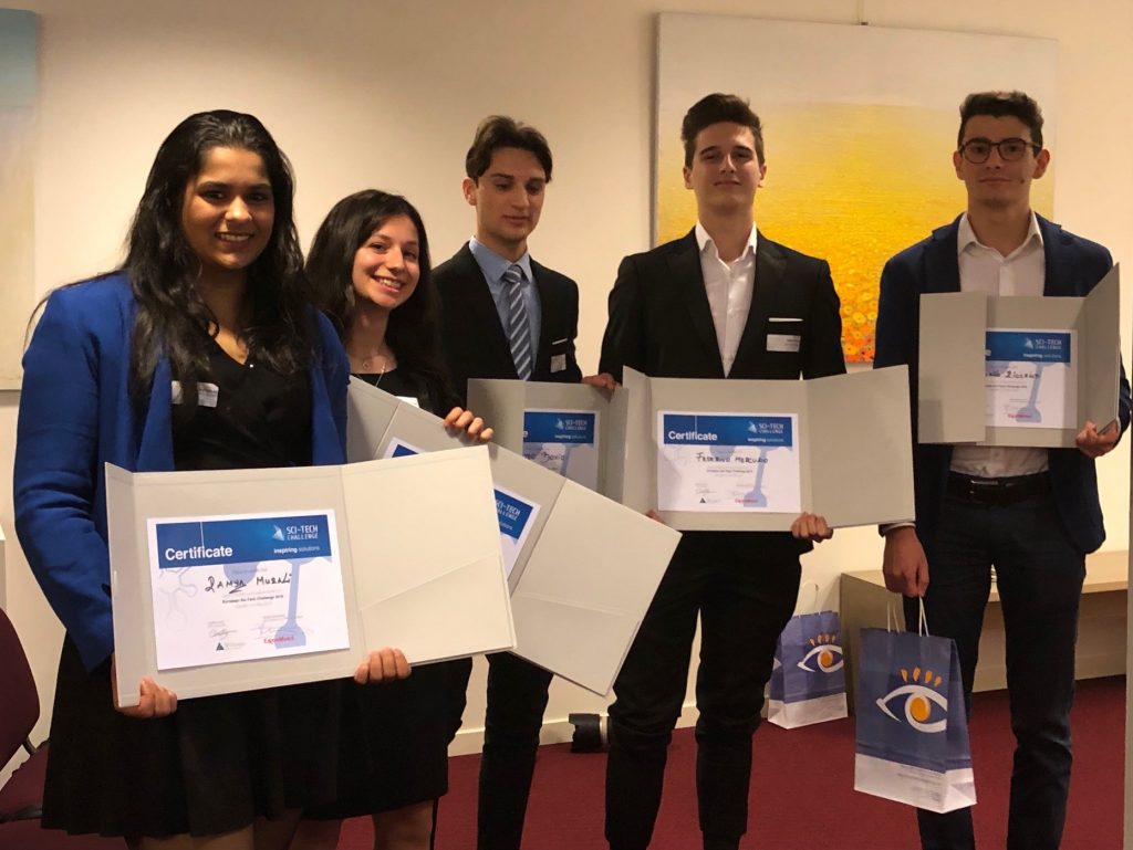 European Sci Tech Challenge 2019 Il Team Vincitore Del Liceo Scientifico