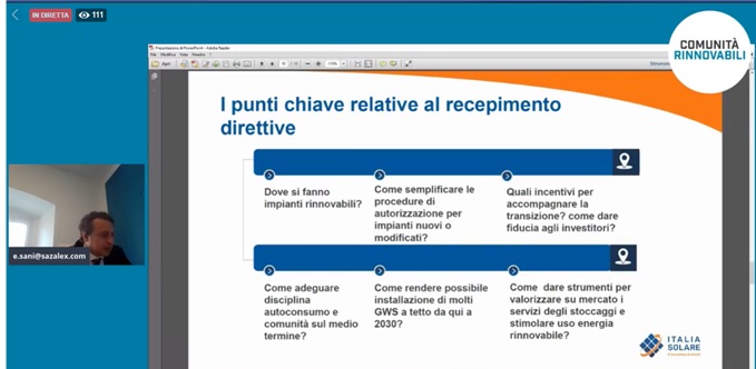 comunità rinnovabili legambiente Sani