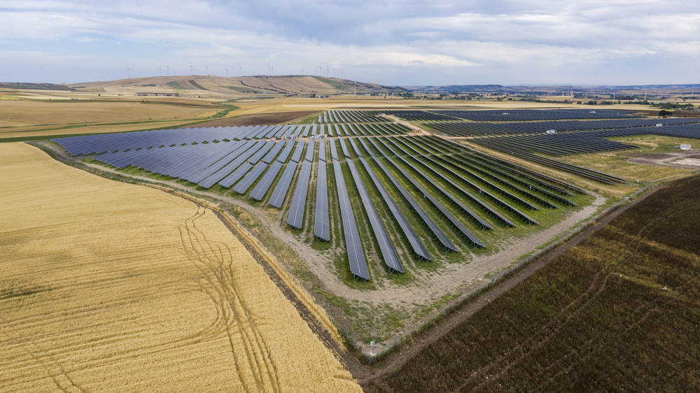 Il parco fotovoltaico di Troia, in provincia di Foggia (European energy)