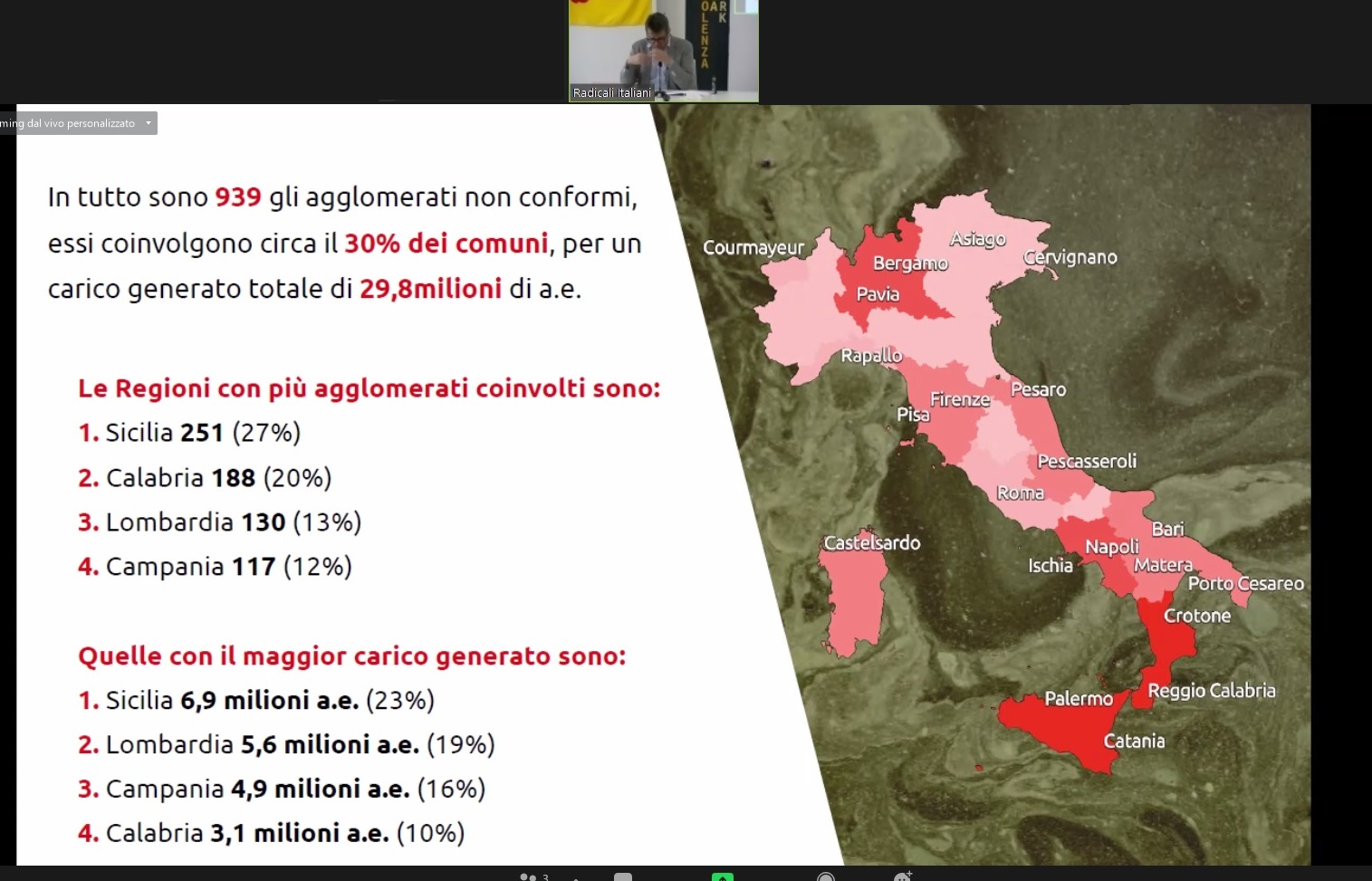 procedure di infrazione aree non conformi 2021 radicali