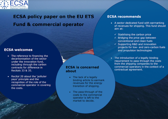 policy paper EU Ets Ecsa policy paper EU Ets Ecsa