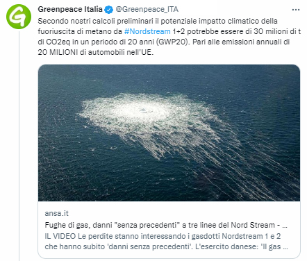 Nord Stream, Greenpeace