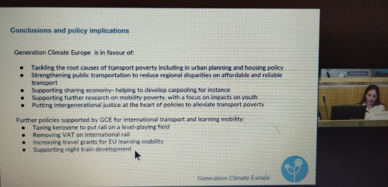 Morgane Mayoux, project-lead for Clean International Mobility, GCE