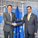Emirati Arabi e Unione europea collaboreranno per il successo della COP28 Wopke Hoekstra e Sultan al-Jaber, COP28