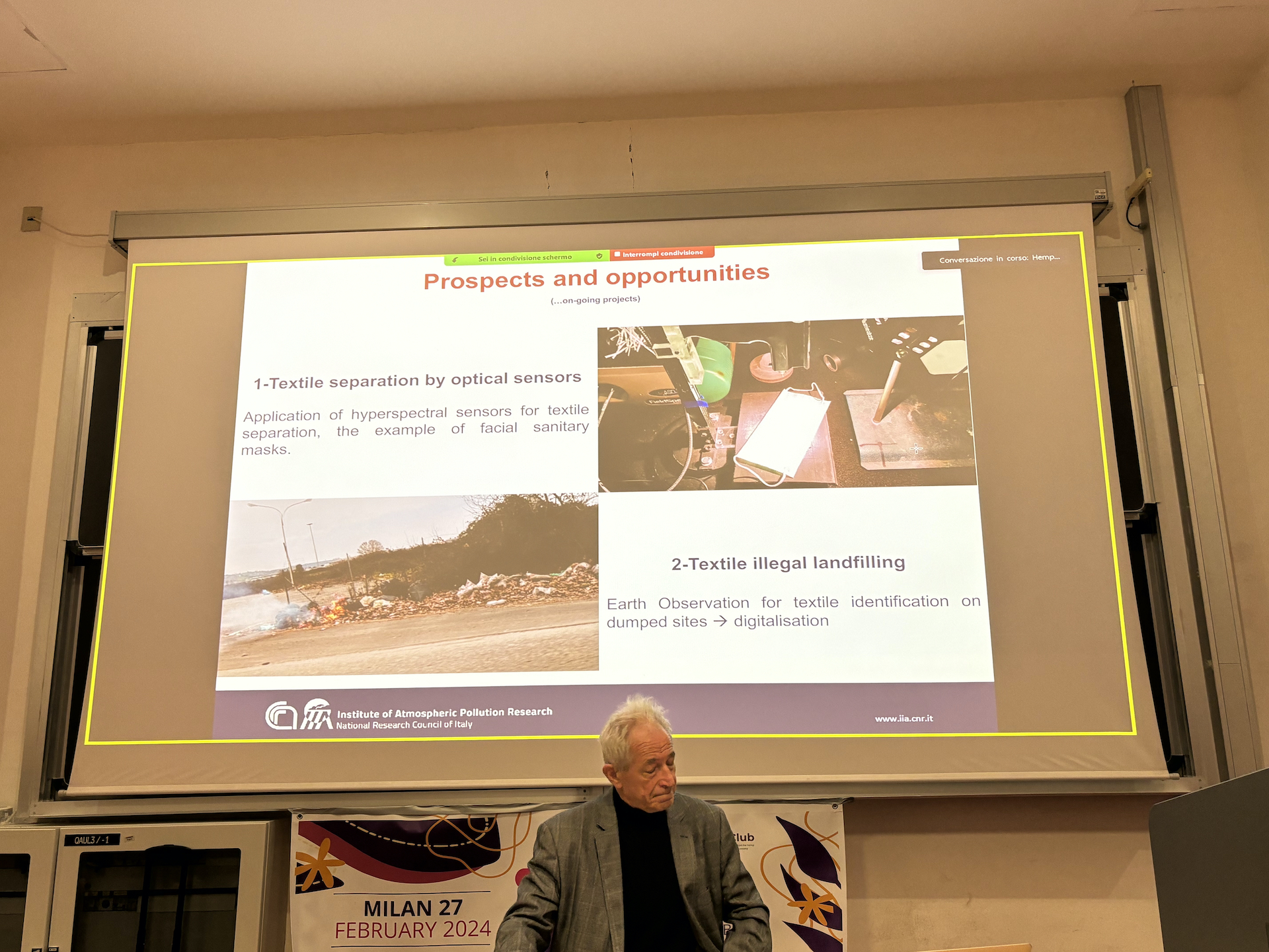 recupero fibre tessili