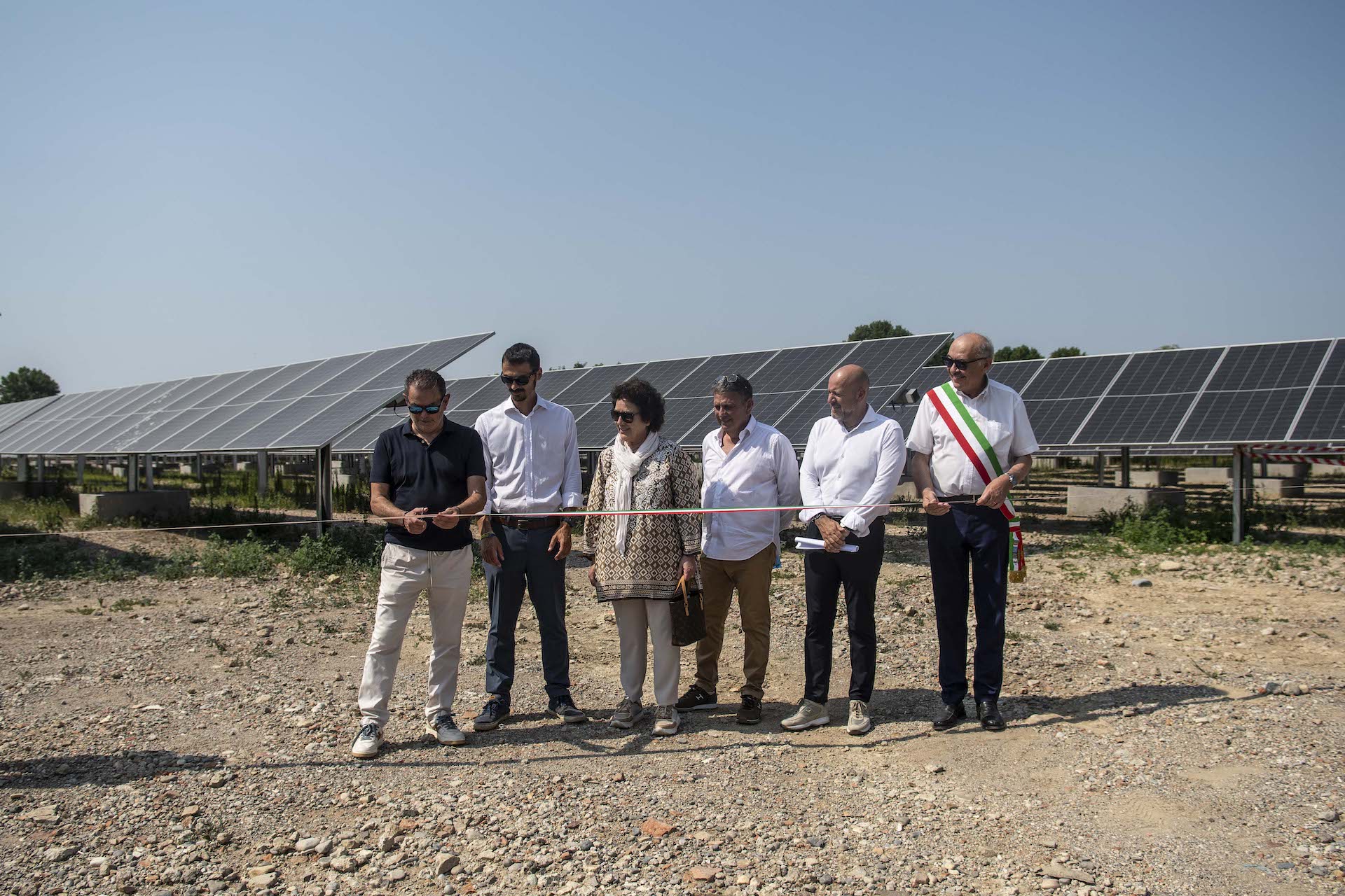 Isola Dovarese (CR). Inaugurazione parco fotovoltaico Geogreen