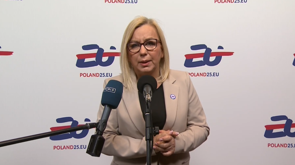 Paulina Hennig-Kloska, Minister of Climate and Environment of Poland, at the Informal meeting of Energy Ministers taking place on 13 May 2025 in Warsaw