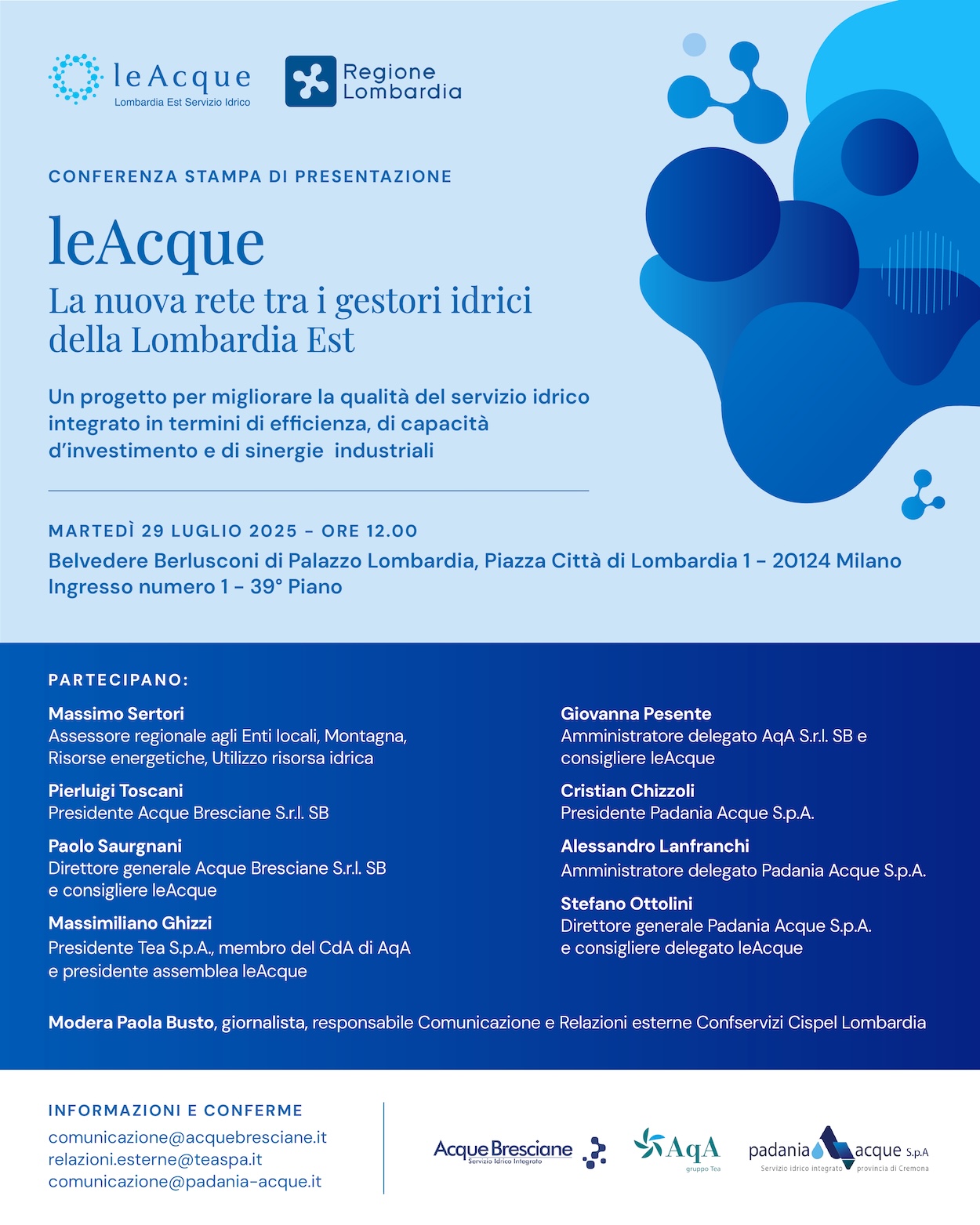 LeAcque Locandina Programma 29 Luglio 2025