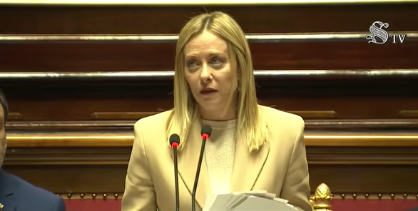 Giorgia meloni premier discorso 22 ottobre 2025