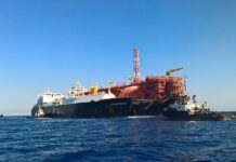 Primo carico Small Scale LNG per OLT olt small scale lng