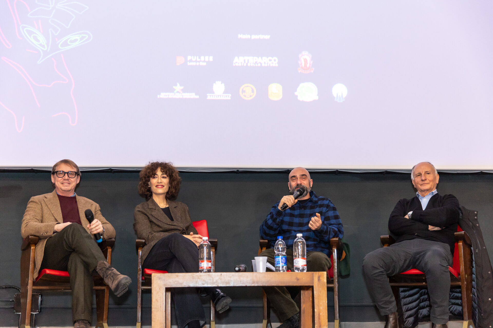 PULSEE WINTER LIGHTS 2025_Conferenza stampa_Paride Vitale, Roberta Frau, Matteo Fato, Giuseppe Sipari_ph Luca Parisse_01 (1)