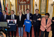 Genova, il derby diventa green: maglie da calcio in plastica riciclata per chi differenzia conferenza_corepet_1