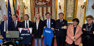 Genova, il derby diventa green: maglie da calcio in plastica riciclata per chi differenzia conferenza_corepet_1