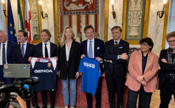 Genova, il derby diventa green: maglie da calcio in plastica riciclata per chi differenzia conferenza_corepet_1