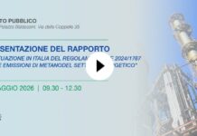 PRESENTAZIONE DEL RAPPORTO “L’attuazione in Italia del Regolamento (UE) 2024/1787 sulla riduzione delle emissioni di metano nel settore energetico”