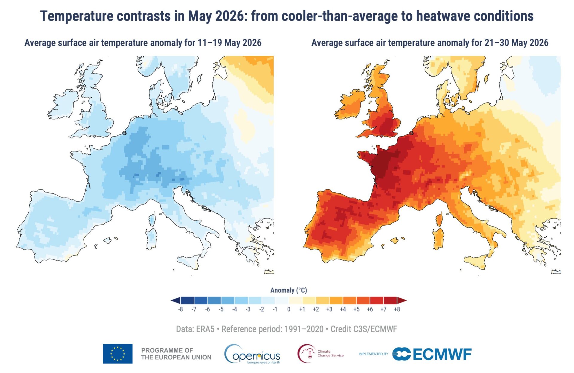C3S Bulletin PR 202605 Maps Temperature Contrasts