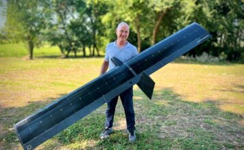 24 ore di volo ininterrotte per il drone solare di Vector Robotics made in Italy Guardian XL_Andrea Beggio_foto3LR drone solare