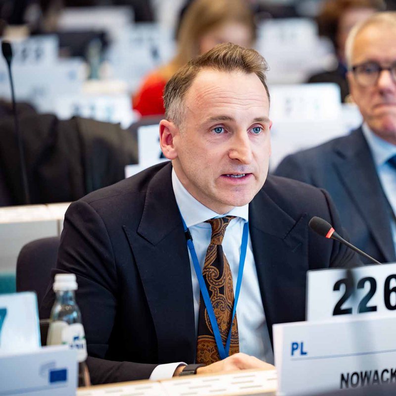 Marcin Nowacki, presidente della sezione per i Trasporti, l'Energia, le Infrastrutture e la Società dell'Informazione (TEN) del Comitato Economico e Sociale Europeo (CESE).