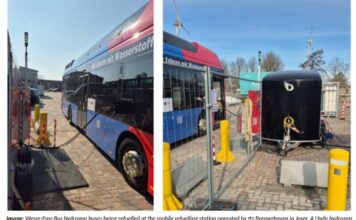 Mobilità idrogeno: in Germania una stazione di rifornimento mobile sblocca la flotta di bus green idrogeno germania