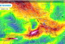 Meteo, agosto parte con il caldo estremo: in arrivo un’ondata africana, ma l’Italia sarà divisa in due Nella mappa si apprezza la nuova situazione meteo che si preparerà a fine luglio e che porterà a una nuova ondata di calore all’inizio di agosto (mappa ECMWF tratta da Meteored Italia).