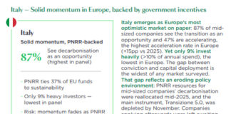 Decarbonizzazione, l’Italia guida l’ottimismo europeo decarbonizzazione