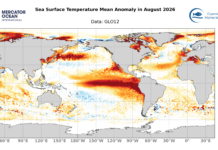 Copernicus Marine: l’estate 2026 segna il record storico di riscaldamento degli oceani