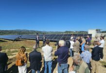 A Trissino (VI) nasce il fotovoltaico più grande del Veneto su area dismessa foto inaugurazione impianto fotovoltaico Trissino