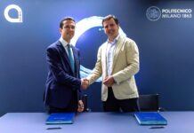Acea e Politecnico di Milano insieme per l’innovazione: siglato un accordo triennale su energia, acqua ed economia circolare da sinistra Marco Pastorello e Daniele Rocchi (002) (1)