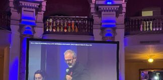 Una mobilità sostenibile deve guardare al respiro delle città avola rotonda sulla mobilità del Forum della innovazione e sostenibilità 2026. Da sin: Favo, Floria, Di Pietro, Falcone, Nasti. Foto di Agnese Cecchini