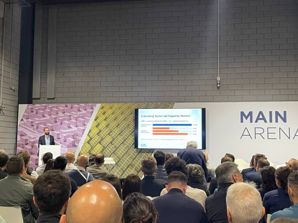 Intrevento di Matteo Lionetti, Coordinatore, Gruppo Sistemi di Accumulo Utility Scale di ANIE Federazione