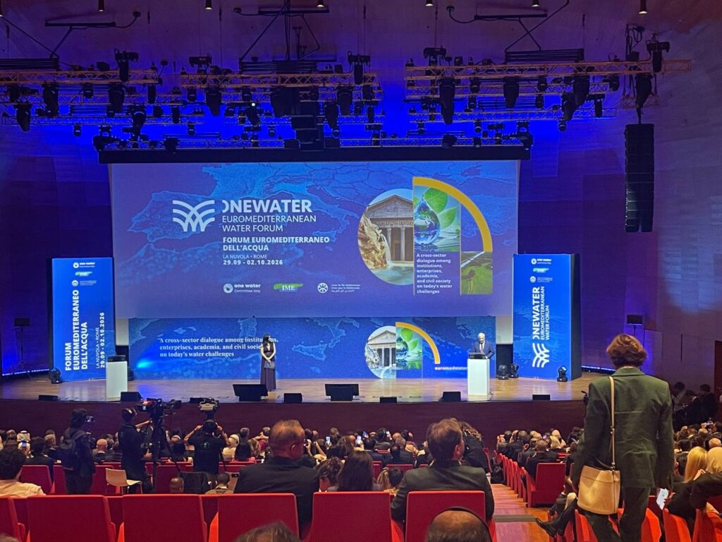 Tajani al water forum