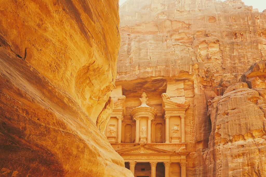 Giordania uno scorcio di petra