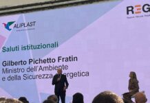 Plastiche rigide inaugurato impianto di recupero innovativo di Aliplast pichetto a innaugurazione impianto aliplast