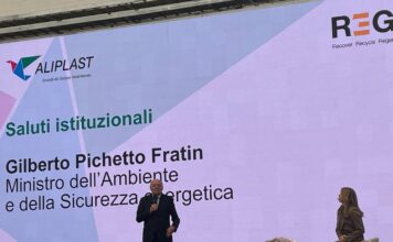 Plastiche rigide inaugurato impianto di recupero innovativo di Aliplast pichetto a innaugurazione impianto aliplast